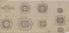 Bakong - 1e enc., vestiges N° 9 à 16 (Plan).