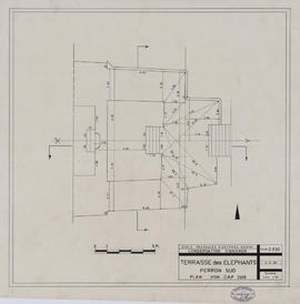 Terrasse des Eléphants - perron S (Plan).