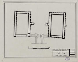 Vat Phu - plan des palais (Plan).