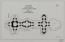 Thommanon - tour centrale, mandapa et G I/O (Plan).