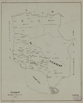 Siem Reap - plan de la région (Plan).