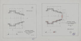 Thommanon - mandapa, soubassement, assises 1, 2 et 3: relevé de dépose (Plan).