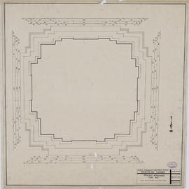 Pr. Kravanh - tour 3/S, 1e faux-étage: plan de restitution (Plan).