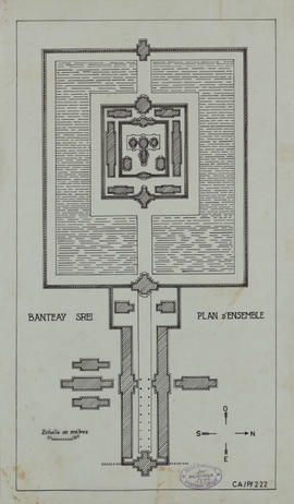 Bantay Srei - plan d'ensemble (Plan).