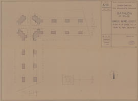 Baphuon - 2e étage, angle NO (Plan).