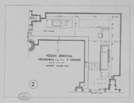 Mebon Oriental - 2e enc.: dégagement (Plan).