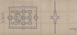 Bantay Kdei - Plan d'ensemble, moitié O (Plan).