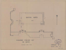 Bayon - Chaussée d'accès E (Plan).