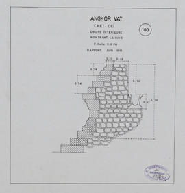 Angkor Vat - Chet Dei: cuve (Coupe).