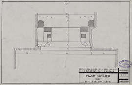 Pr. Bay Kaek Ouest - tour centrale: seuil E (Plan).