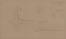 Bayon - 1e étage, gal. NE (Coupe, Plan).