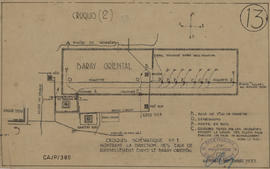 Baray Oriental - croquis du ruissellement (Plan).