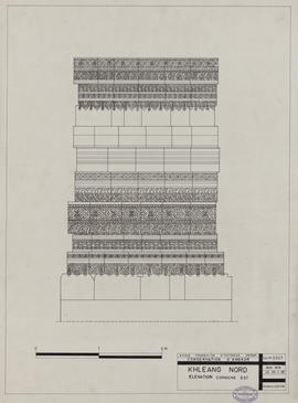 Khleang Nord - corniche E (Élévation).