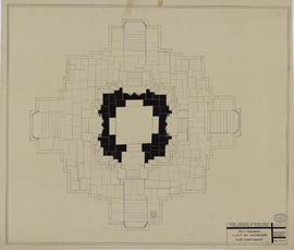 Khleang Nord - monument à l'E du Khleang, tour centrale (Plan).