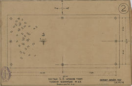 Angkor Thom - secteur SE, terrasse boudhique N°63 (Plan).