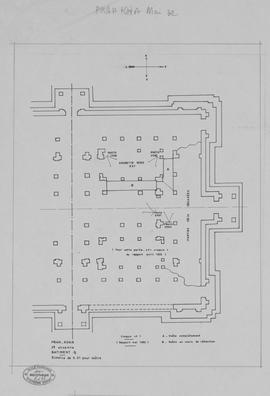 Prah Khan - 3e enc., bat Q, partie E (Plan).