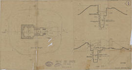 Pr. Prei Khmeng 594 - plan d'ensemble: sondages (Coupe, Plan).