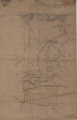 Angkor - Route d'Angkor à Bantay Srei (Plan).