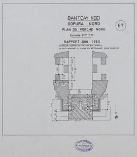 Bantay Kdei - G I/N, porche N (Plan).