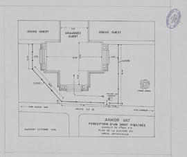 Angkor Vat - clôture et guichet du gardien (Plan).