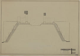 Phimeanakas - tour centrale: coupe axiale NS (Coupe).