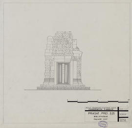 Prasat Prei 525 - Bibliothèque : face E (Élévation).