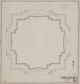 Pr. Kravanh - tour centrale, restitution du second faux étage.