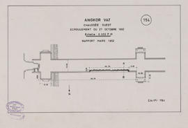 Angkor Vat - chaussée ext. O: écroulement (Plan).