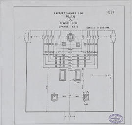 Phnom Bakheng - 1e enc., partie E: plan d'ensemble (Plan).