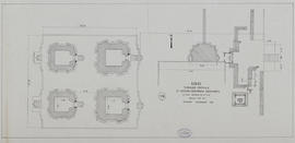 Lolei - terrasse centrale: vestiges (Plan).