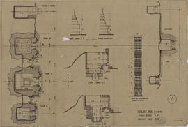 Pr. Kok - plan d'ensemble et détails (Coupe, Élévation, Détails, Plan).