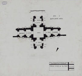 Prea Khan de Kg Svay - 1e enc., G I/S (Plan).