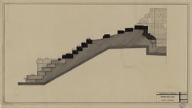 Prasat Bay Kaek Est - esc. E, coupe EO (Coupe).