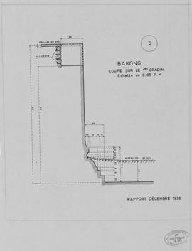 Bakong - 1e enc., pyramide, 1e gradin (Coupe).