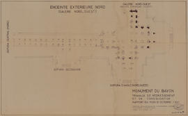 Bayon - 3e enc., gal. NO, (travaux de consolidation) (Plan).