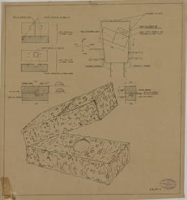 Angkor Vat - tour centrale: dépôts (Détails Plan).