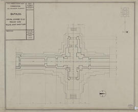 Baphuon - G V/E, aile N: état avant anastylose (Plan).