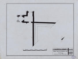 Prea Khan de Kg Svay - 2e enc., pavillon d'angle NO (Plan).