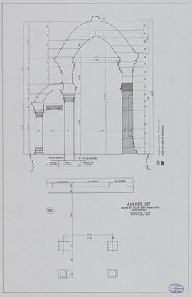 Angkor Vat - 3e enc., galerie S, aile E (Coupe).