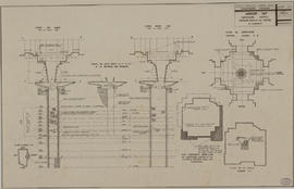 Angkor Vat - tour centrale: sondages (Coupe, Détails, Plan).