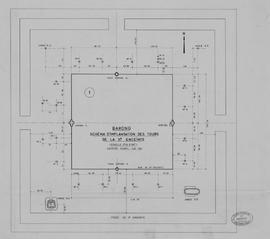 Bakong - 3e enc.: implantation des tours (Plan).