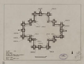 Bayon - 1e enc., 2e étage: état primitif: localisation inscription (Plan).