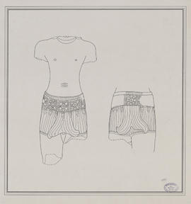 Indéterminé - corps masculin (Élévation).