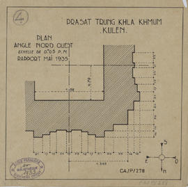 Pr. Trung Khla Khmum (Kulen) - angle NO (Plan).