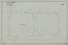 Pr. Kravanh - tour 1 et tour 2/N: implantation des soubassements (Plan).