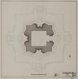 Mebon Oriental - 1e enc., ter. sup., tour centrale A1 (Plan).