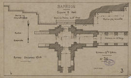 Baphuon - 2e enc., G II/N et 1e enc., perron N (Plan).