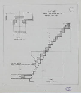 Baphuon - G/III/S: perron (Coupe).