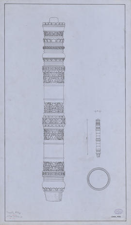 Trapeang Phong - Colonette (Élévation).