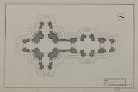 Pimay - 1e enc., tour centrale et mandapa (Plan).